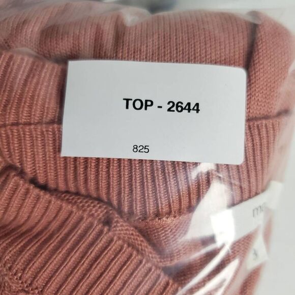 Maurices Women’s Dusty Rose Knit Sweater Tunic Size 3 - Picture 7 of 7